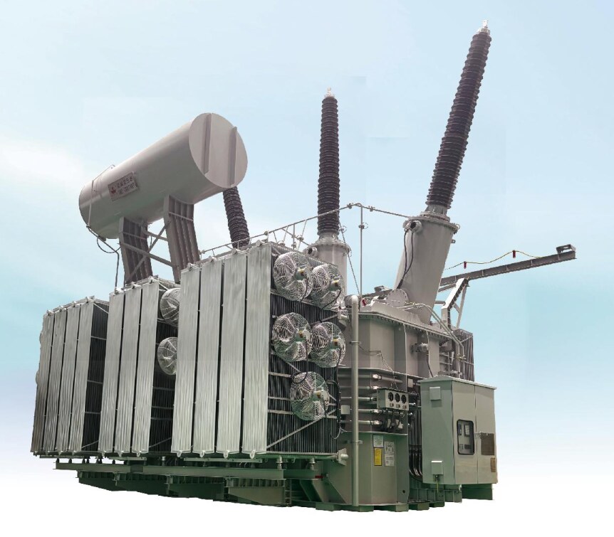 High-voltage oil-immersed power transformer